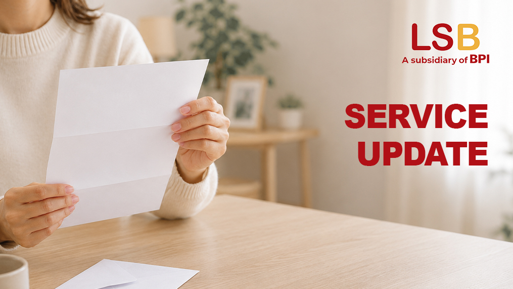 LSB Advisory Banner Service Update